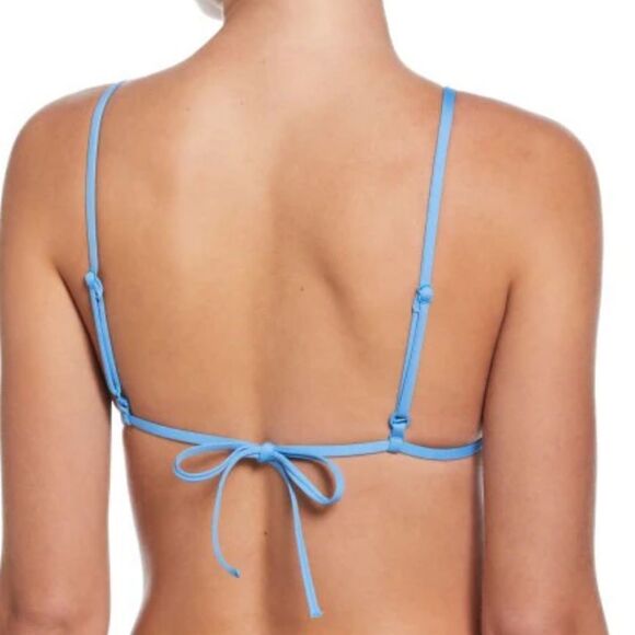 Nike Women's Colorblock Triangle Bikini Top-Size Large - Picture 3 of 7